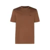 BROWN COTTON T-SHIRT