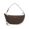 BROWN LEATHER CROSSBODY BAG