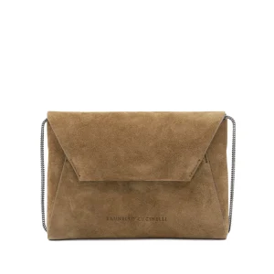 BROWN LEATHER CROSSBODY BAG