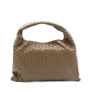 BROWN LEATHER HOP SMALL HANDLE BAG
