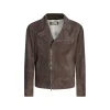 BROWN LEATHER JACKET