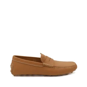 BROWN LEATHER LOAFERS
