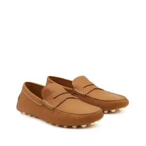 BROWN LEATHER LOAFERS