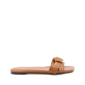 BROWN LEATHER SANDAL