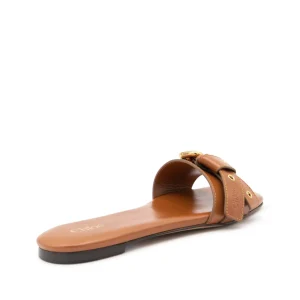 BROWN LEATHER SANDAL