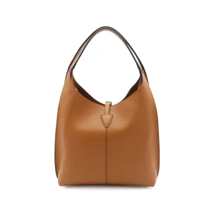 BROWN LEATHER SHOULDER BAG