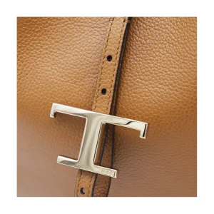 BROWN LEATHER SHOULDER BAG