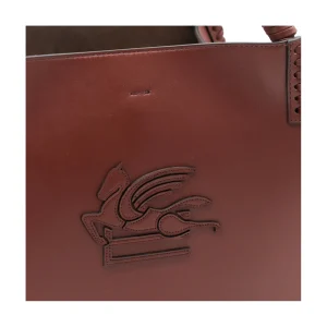 BROWN LEATHER SHOULDER BAG