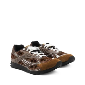 BROWN LEATHER SNEAKERS
