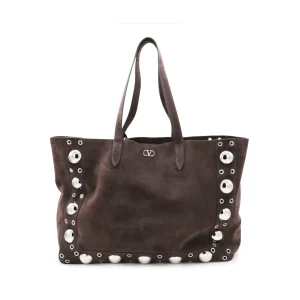 BROWN SUEDE NELLCOTE TOTES