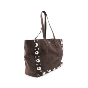 BROWN SUEDE NELLCOTE TOTES