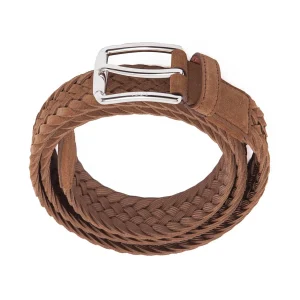 CAMEL LEATHER BELT