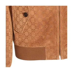 CAMEL LEATHER JACKET
