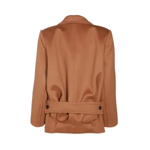CAMEL WOOL COAT
