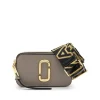 CEMENT AND MULTICOLOR LEATHER THE SNAPSHOT CROSSBODY BAG