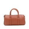 COGNAC LEATHER S DAYLON TOP HANDLE BAG