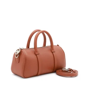 COGNAC LEATHER S DAYLON TOP HANDLE BAG