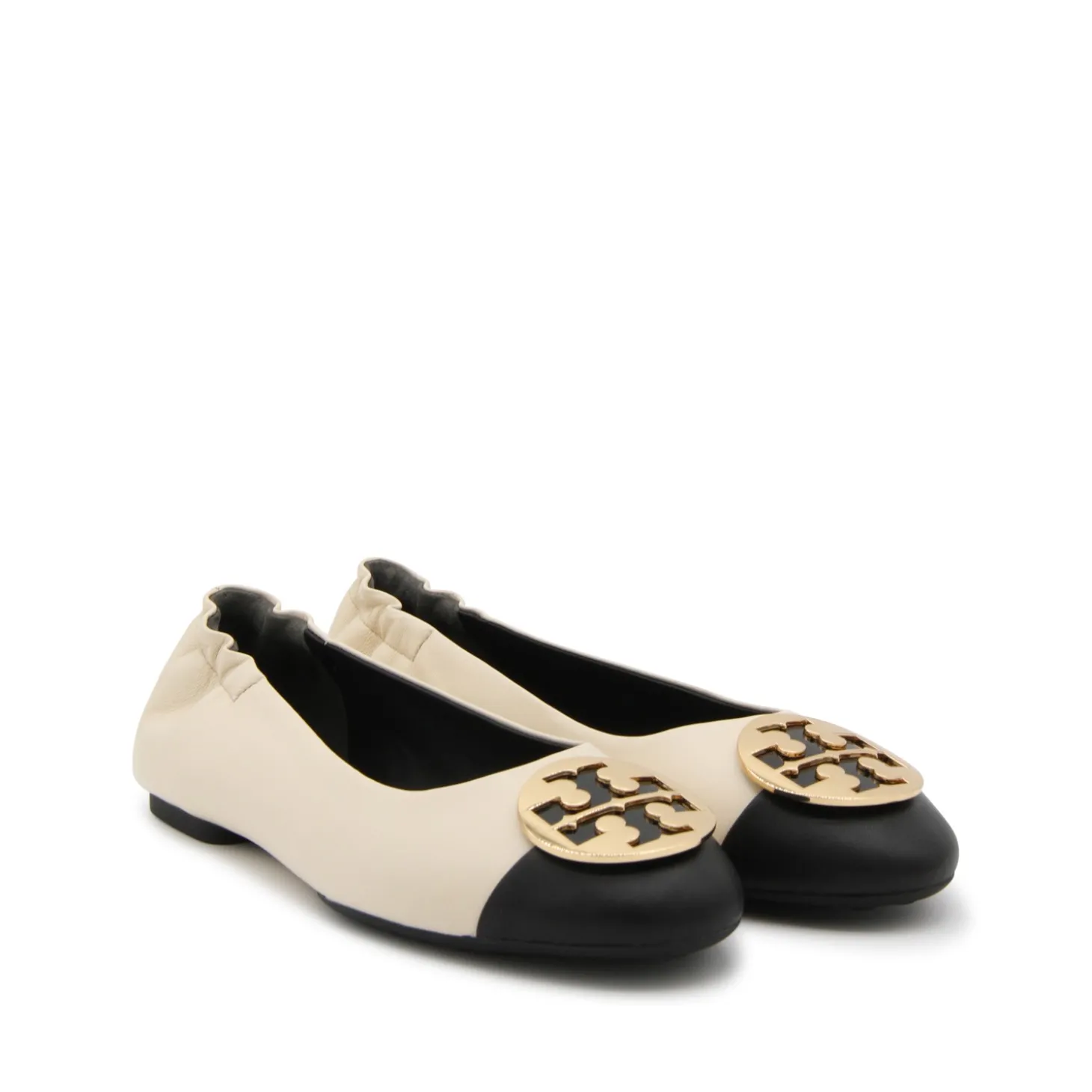 cream_and_black_leather_b_1.webp CREAM AND BLACK LEATHER BALLERINA SHOES