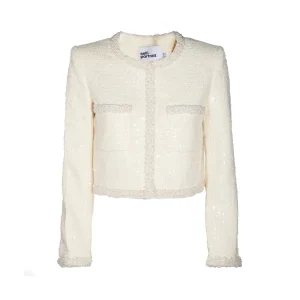 CREAM CASUAL JACKET