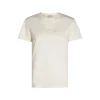 CREAM COTTON T-SHIRT