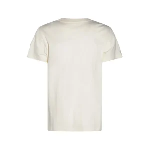 CREAM COTTON T-SHIRT
