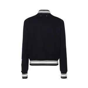 DARK BLUE COTTON CASUAL JACKET