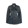 DARK BLUE COTTON DENIM JACKET