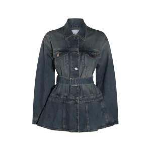 DARK BLUE COTTON DENIM JACKET