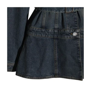 DARK BLUE COTTON DENIM JACKET