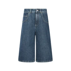 DARK BLUE COTTON DENIM JEANS