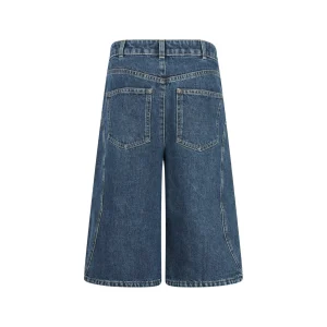 DARK BLUE COTTON DENIM JEANS
