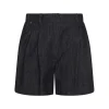 DARK BLUE COTTON SHORTS