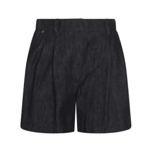 DARK BLUE COTTON SHORTS