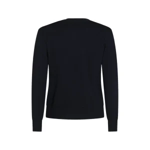 DARK BLUE WOOL KNITWEAR