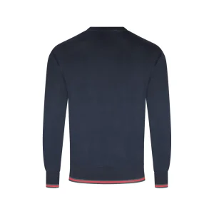 DARK BLUE WOOL KNITWEAR