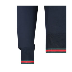 DARK BLUE WOOL KNITWEAR