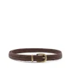 DARK BROWN LEATHET BELT