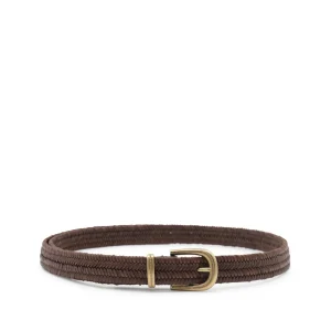 DARK BROWN LEATHET BELT