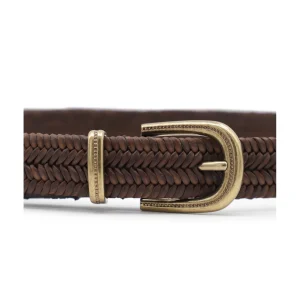 DARK BROWN LEATHET BELT