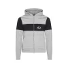 DARK GREY AND BLACK COTTON SWEATSHIRT