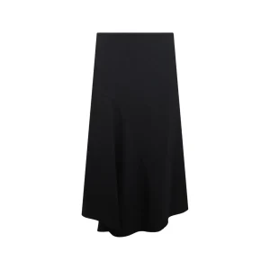 DARK GREY COTTON SKIRT