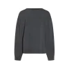 DARK GREY COTTON SWEATSHIRT