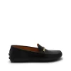DARK GREY LEATHER LOAFERS