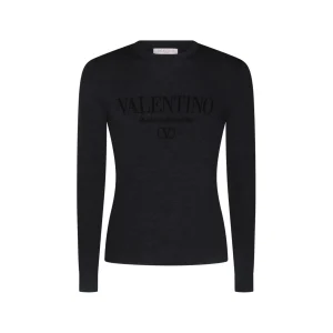 DARK GREY WOOL KNITWEAR