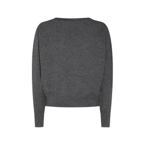 DARK GREY WOOL KNITWEAR