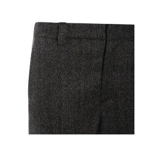 DARK GREY WOOL PANTS