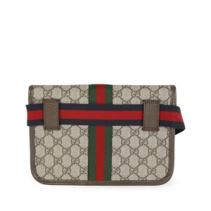 EBONY OPHIDIA GG SUOREME SMALL BELT BAG