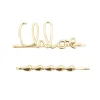 GOLD METAL BROOCHES