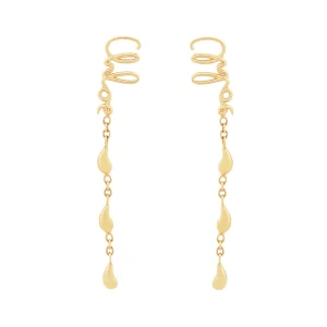 GOLD METAL EARRINGS