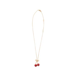 GOLD TONE BRASS NECKLACE